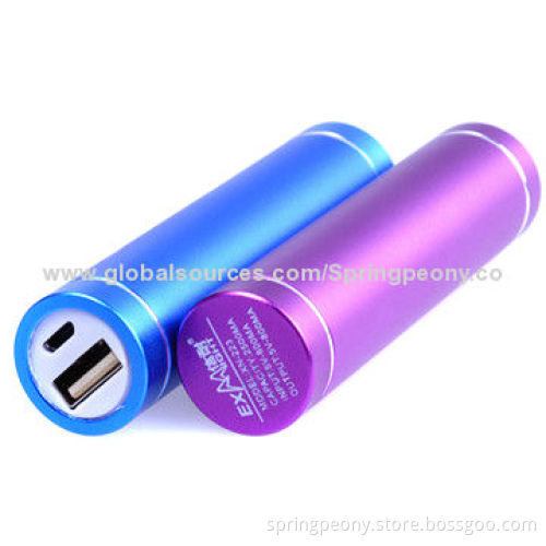 2014 Newest High-quality Mobile Power Banks for Promotional Gifts, with 5V/1A Input Voltage/Current